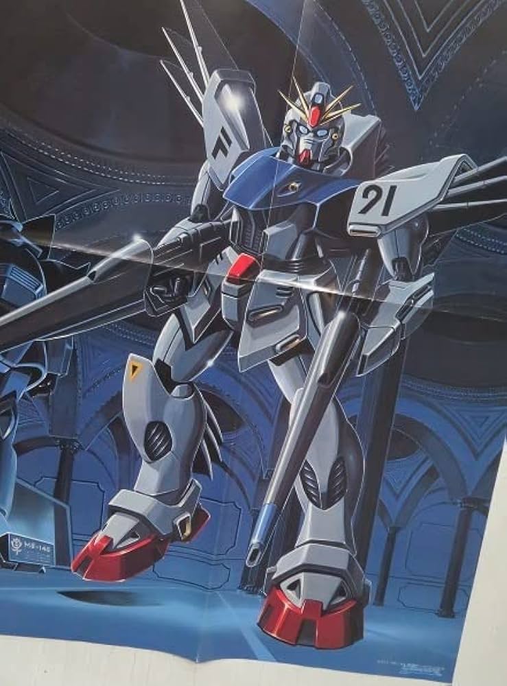 「機動戦士ガンダムF91 B2ポスター」 筱雅律 機動戦士ガンダムF91 B2ポスター